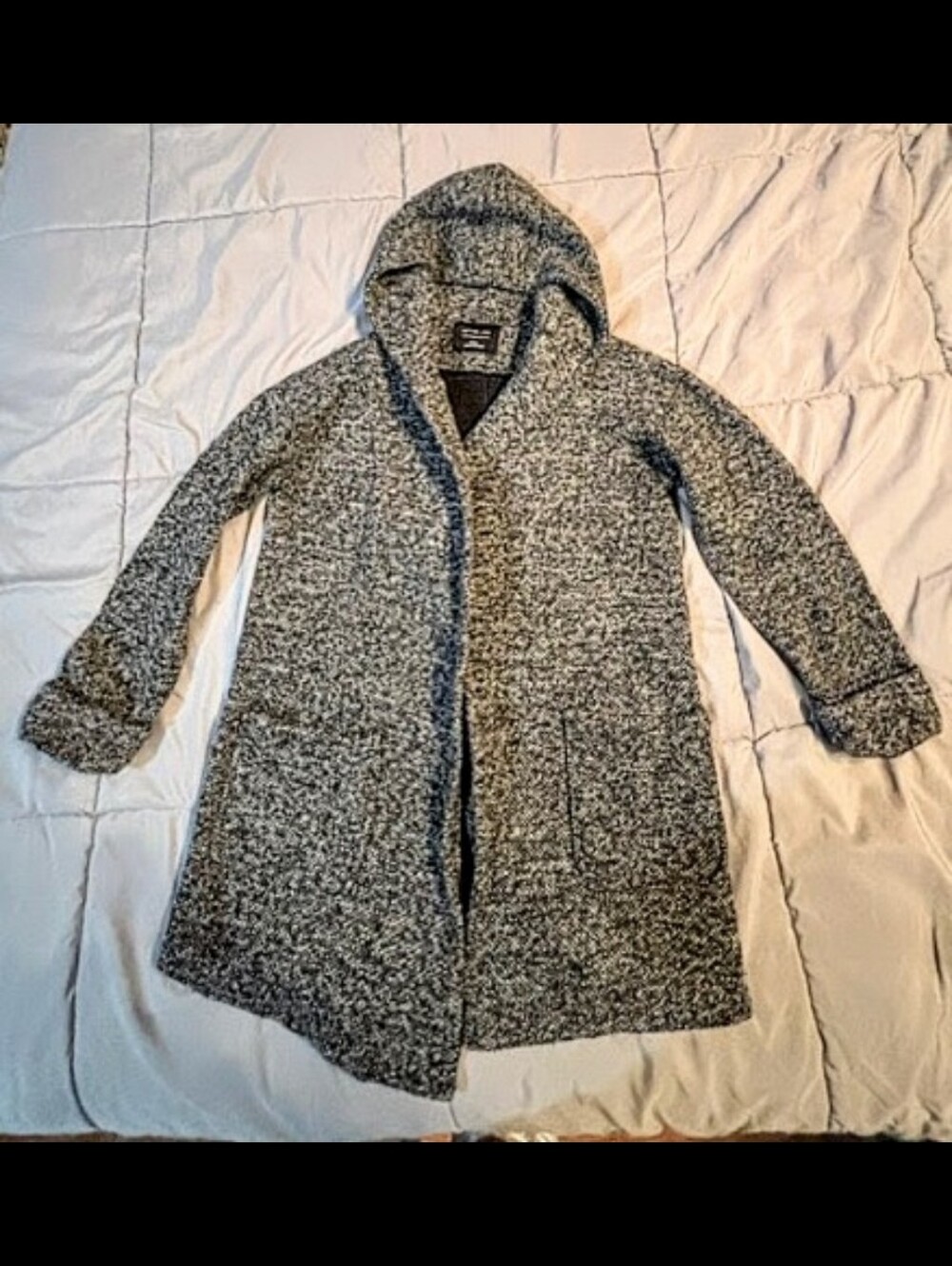 ♡ACTIVE USA♡ Thick Hooded Long Cardigan Size S